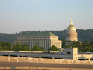 WV Capitol Building and skyline